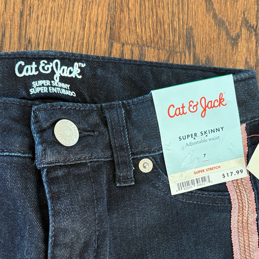 3 Pairs of NWT Girl Size 7 Jeans - Picture 9 of 10
